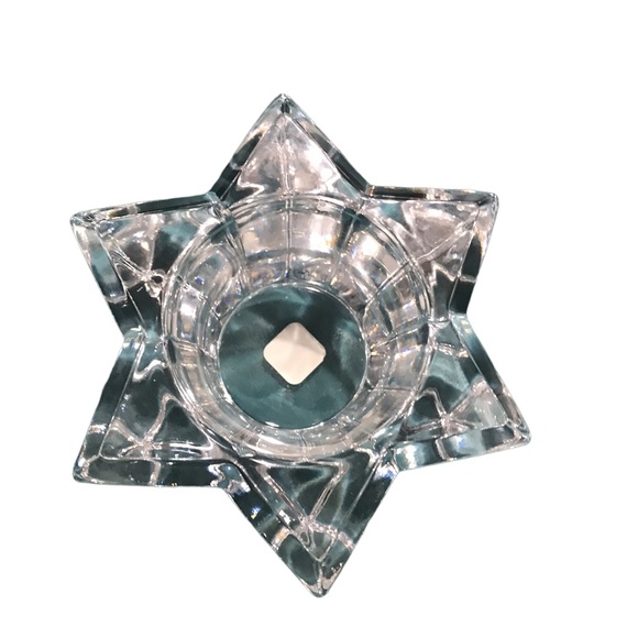 Party lite crystal six point star Tea-light Candle Holder 5Wx 2H - Picture 16 of 16